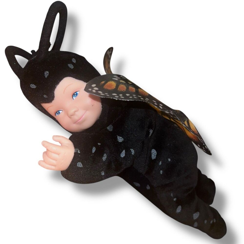 1997 Anne Geddes Baby Doll Butterfly Beanie